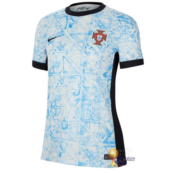 Away Maglia Donna Portogallo 2024 Blu