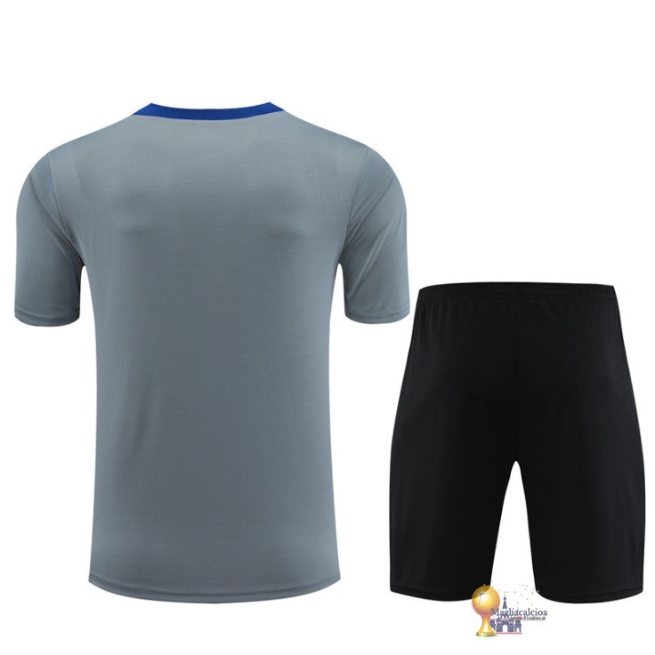 Formazione Set Completo Bambino Inter Milán 2023 2024 Grigio Nero Blu