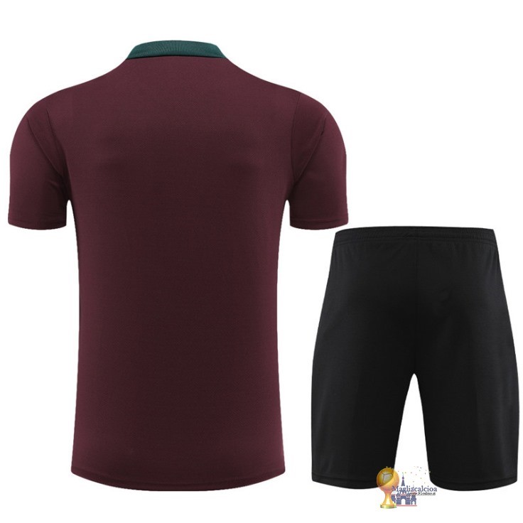 Formazione Set Completo Bambino Paris Saint Germain 2023 2024 Borgogna Nero