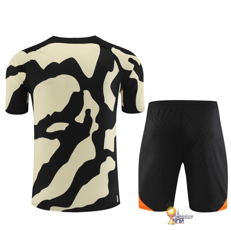 Formazione Set Completo Bambino Paris Saint Germain 2023 2024 Giallo Nero Arancione