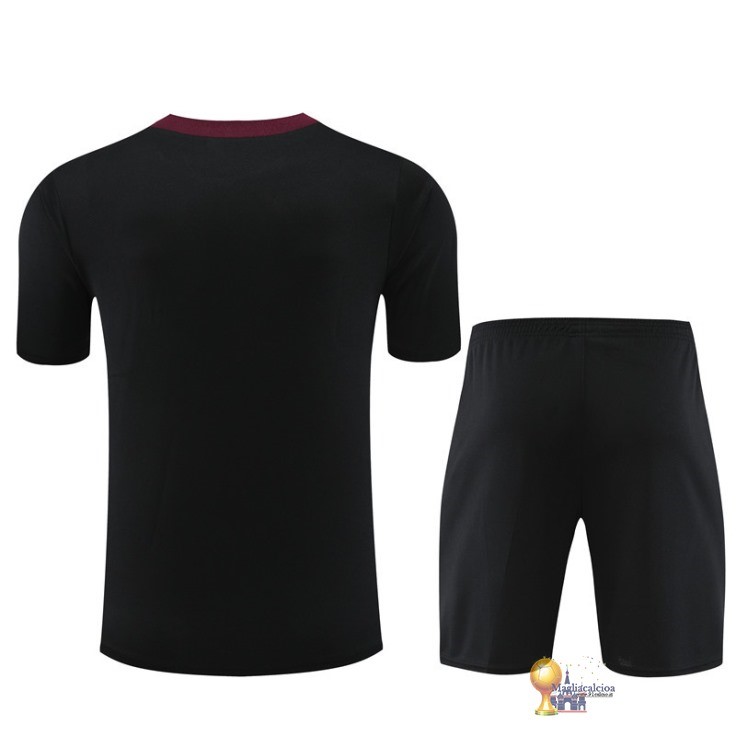 Formazione Set Completo Bambino Paris Saint Germain 2023 2024 Nero Rosso