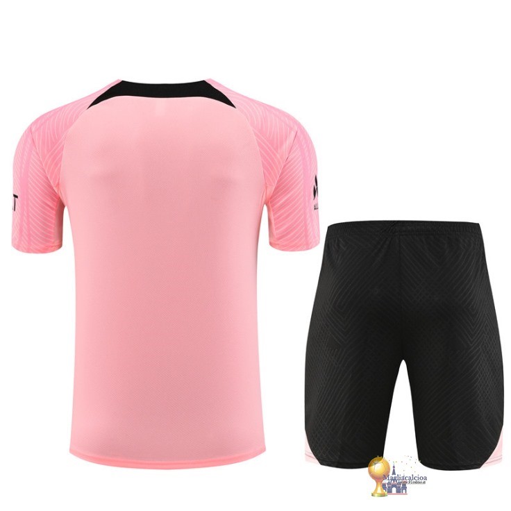 Formazione Set Completo Bambino Paris Saint Germain 2023 2024 Rosa Nero