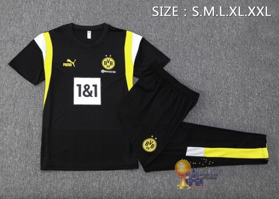 Formazione Set Completo Borussia Dortmund 2023 2024 Nero Giallo Bianco