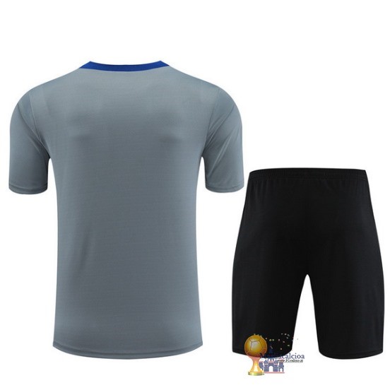 Formazione Set Completo Inter Milán 2023 2024 Grigio Nero Blu