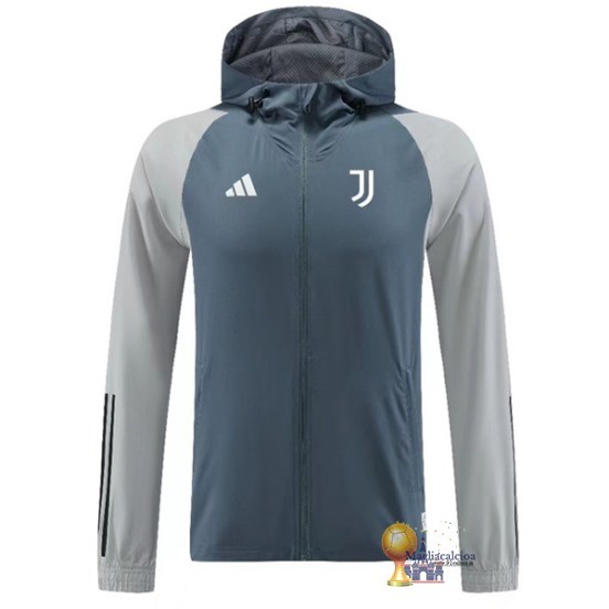 Rompevientos Juventus 2023 2024 Blu Grigio