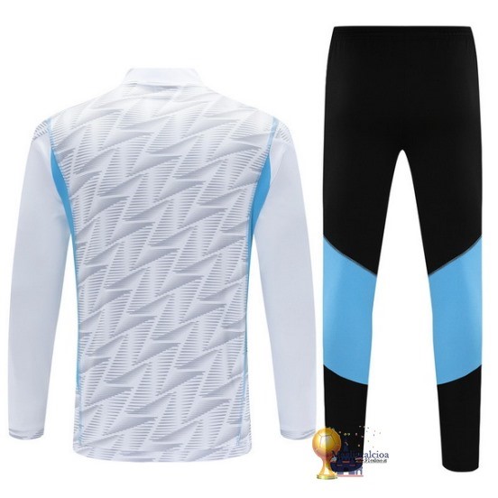 Set Completo Sudadera Formazione Bambino Argentina 2023 Bianco I Blu Nero