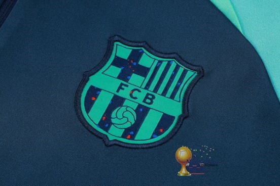 Set Completo Sudadera Formazione Barcelona 2023 2024 Blu Navy