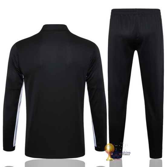 Set Completo Sudadera Formazione Paris Saint Germain 2023 2024 Nero Bianco