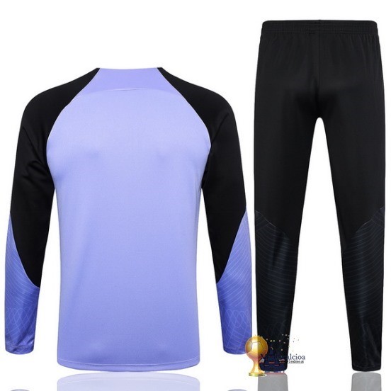 Set Completo Sudadera Formazione Paris Saint Germain 2023 2024 Purpureo Nero