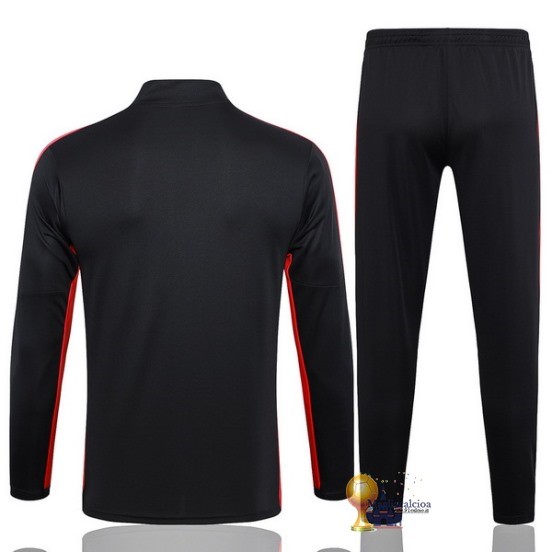 Set Completo Sudadera Formazione Paris Saint Germain 2023 2024 Rosso II Nero