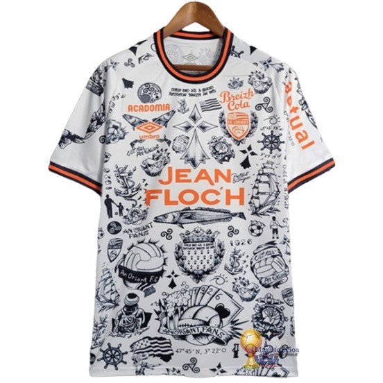 Thailandia speciale Maglia Lorient 2023 2024 Bianco Divise Calcio Bambini