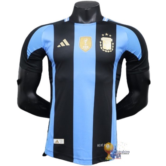 speciale Jugadores Maglia Argentina 2024 Blu Nero