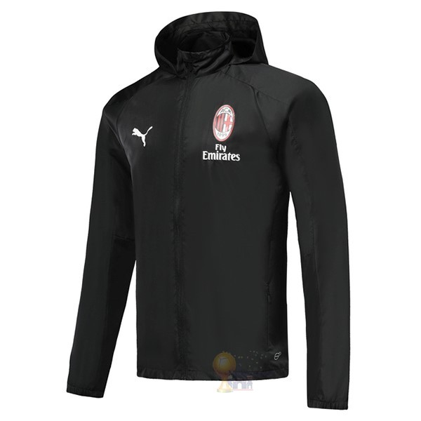 Calcio Maglie Giacca a vento AC Milan 2019 2020 Nero