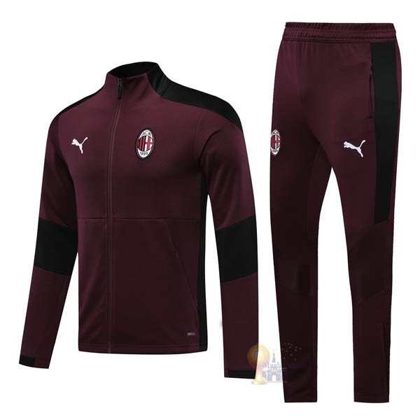 Calcio Maglie PUMA Giacca AC Milan 2020 2021 Borgogna