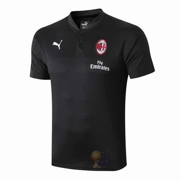 Calcio Maglie Polo AC Milan 2019 2020 Nero