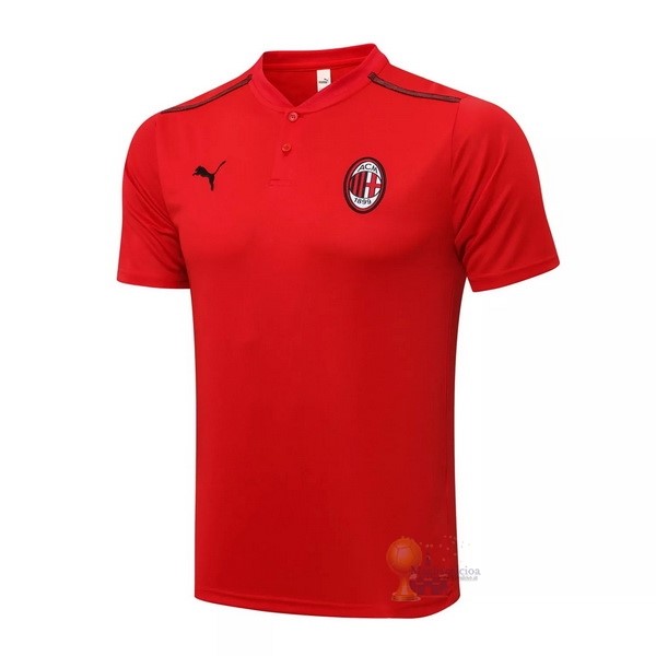 Calcio Maglie Polo AC Milan 2021 2022 Rosso