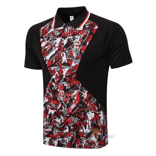 Calcio Maglie Polo AC Milan 2021 2022 Rosso Nero
