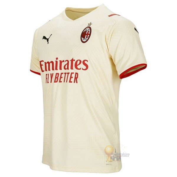 Calcio Maglie Away Maglia AC Milan 2021 2022 Giallo