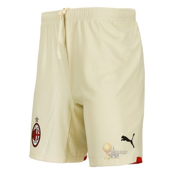 Calcio Maglie Away Pantaloni AC Milan 2021 2022 Giallo