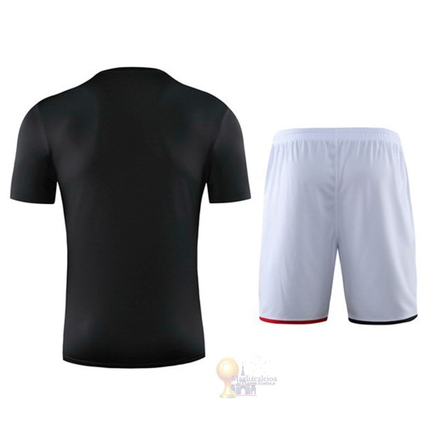 Calcio Maglie Formazione Set Completo AC Milan 2019 2020 Nero Bianco