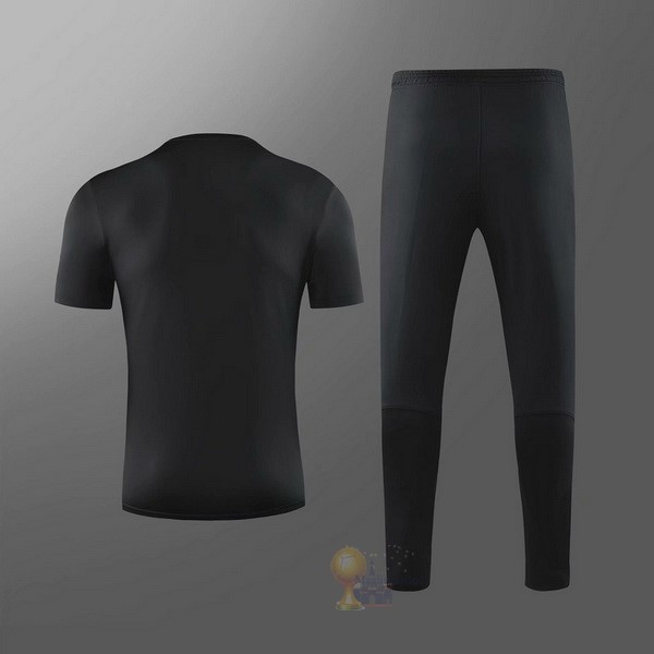 Calcio Maglie Formazione Set Completo AC Milan 2019 2020 Nero Rosso