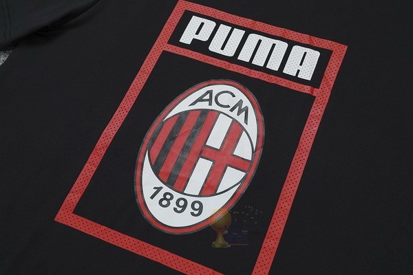 Calcio Maglie Formazione Set Completo AC Milan 2019 2020 Nero Rosso