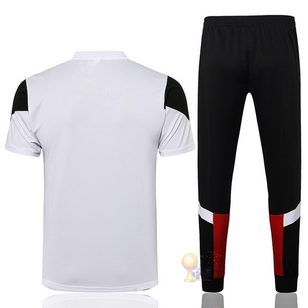 Calcio Maglie Formazione Set Completo AC Milan 2021 2022 Bianco Nero