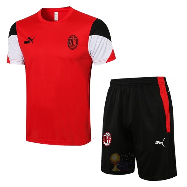 Calcio Maglie Formazione Set Completo AC Milan 2021 2022 I Rosso Nero Bianco