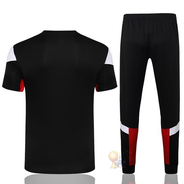Calcio Maglie Formazione Set Completo AC Milan 2021 2022 Nero Rosso