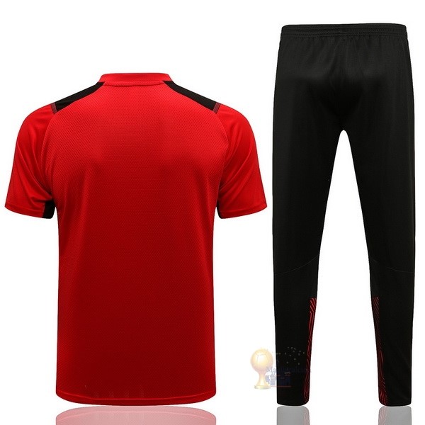 Calcio Maglie Formazione Set Completo AC Milan 2021 2022 Rosso Nero