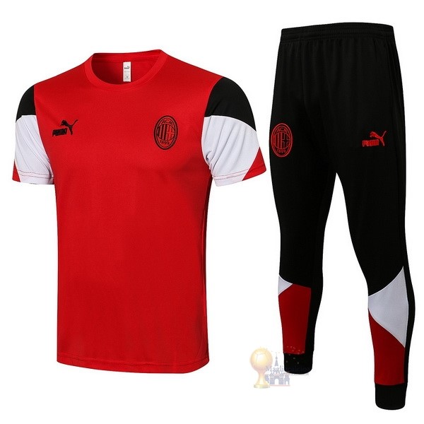Calcio Maglie Formazione Set Completo AC Milan 2021 2022 Rosso Nero Bianco