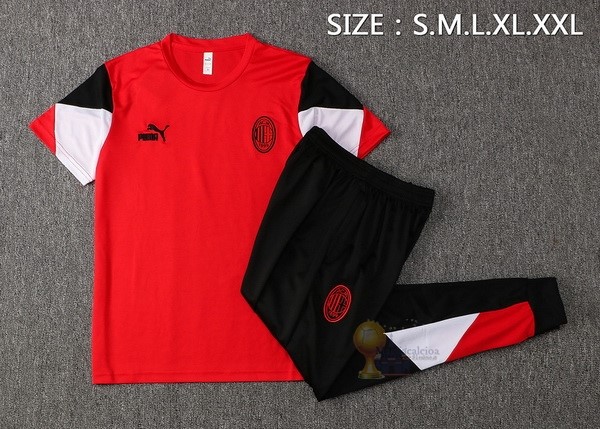 Calcio Maglie Formazione Set Completo AC Milan 2021 2022 Rosso Nero Bianco