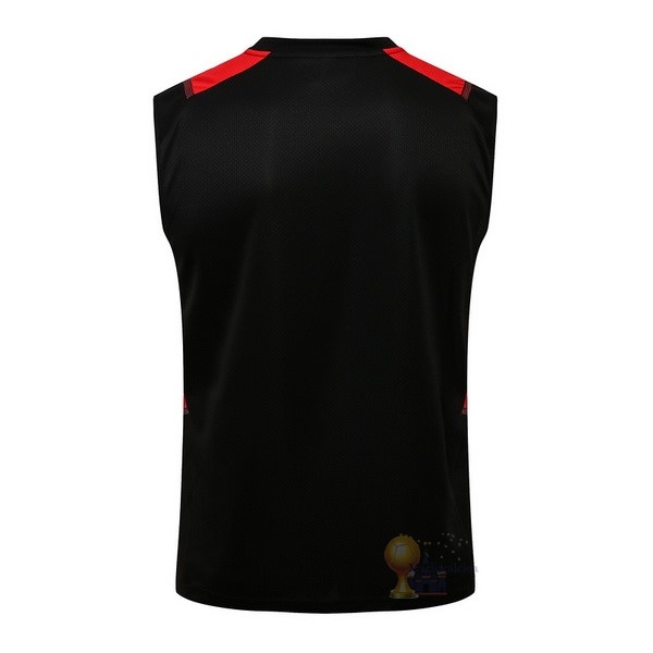 Calcio Maglie Formazione Sin Mangas AC Milan 2021 2022 Nero Rosso