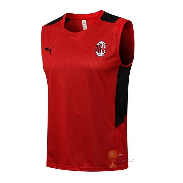 Calcio Maglie Formazione Sin Mangas AC Milan 2021 2022 Rosso