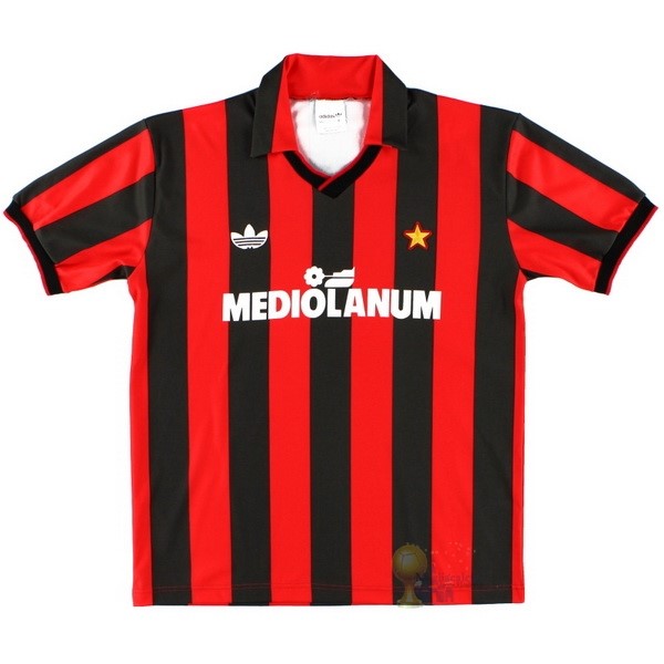 Calcio Maglie Home Maglia AC Milan Stile rétro 1991 1992 Rosso