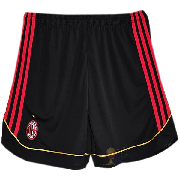 Calcio Maglie Home Pantaloni AC Milan Stile rétro 2006 Nero
