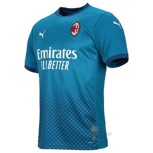 Calcio Maglie Terza Maglia AC Milan 2020 2021 Blu