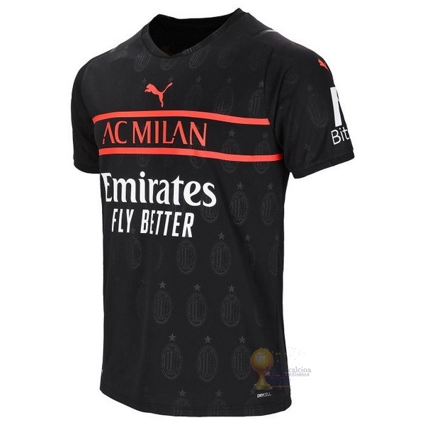Calcio Maglie Terza Maglia AC Milan 2021 2022 Nero
