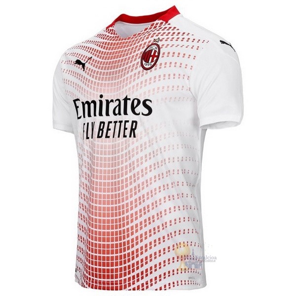 Calcio Maglie Thailandia Away Maglia AC Milan 2020 2021 Bianco