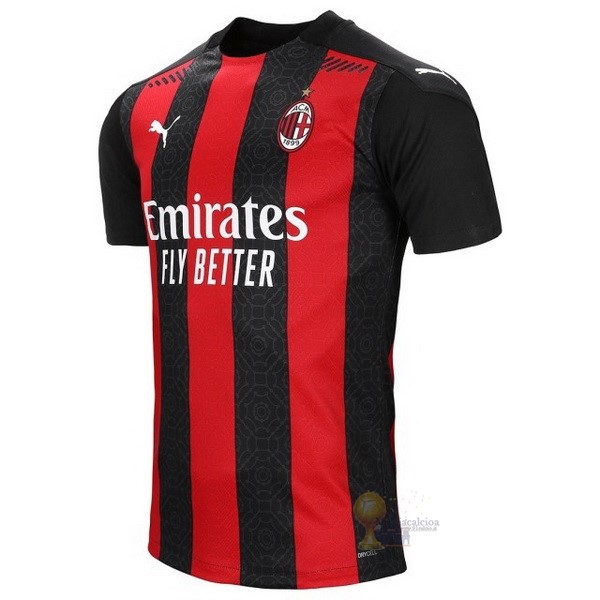 Calcio Maglie Thailandia Home Maglia AC Milan 2020 2021 Rosso