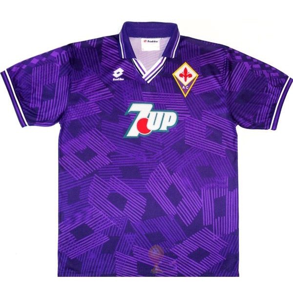 Calcio Maglie Home Maglia FiOroentina Retro 1992 1993 Purpureo