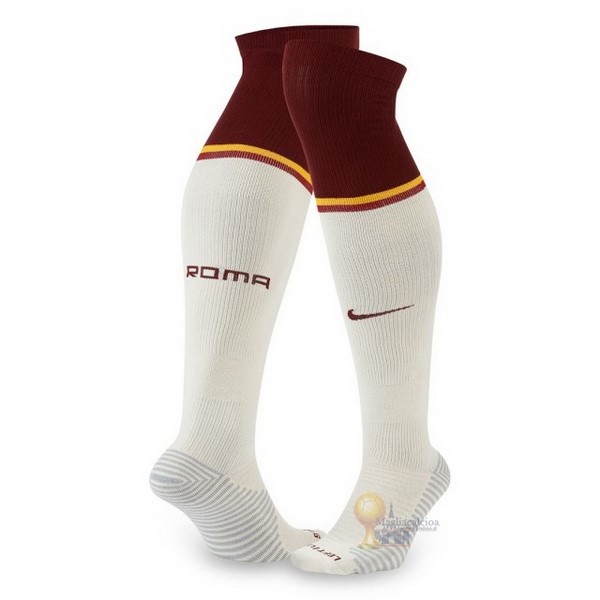 Calcio Maglie Away Calzettoni As Roma 2020 2021 Bianco