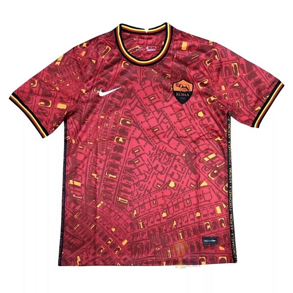 Calcio Maglie Entrenamiento AS Roma 2020 2021 Rosso