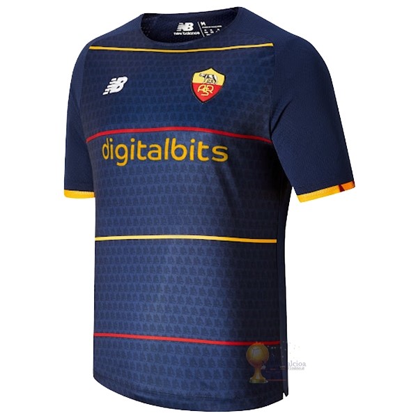 Calcio Maglie Thailandia Fourth Maglia As Roma 2021 2022 Blu