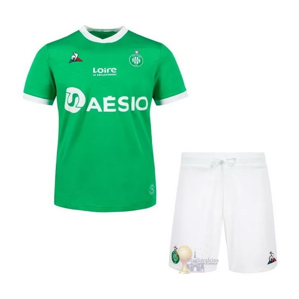 Calcio Maglie Casa Conjunto De Bambino Saint Étienne 2020 2021 Verde