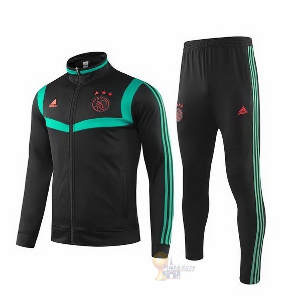 Calcio Maglie Tuta Presentazione Ajax 2019 2020 Nero Verde