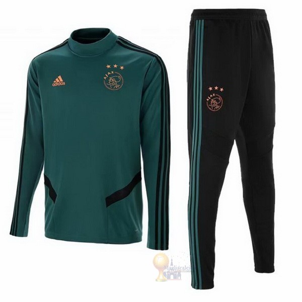 Calcio Maglie Tuta Presentazione Ajax 2019 2020 Verde Nero
