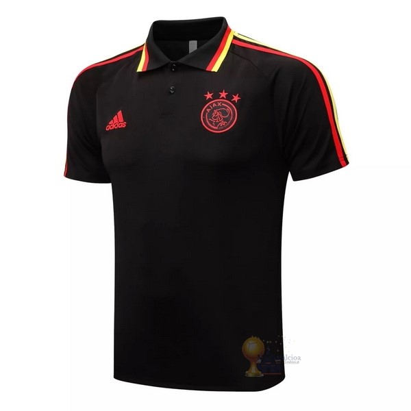 Calcio Maglie Polo Ajax 2021 2022 Nero