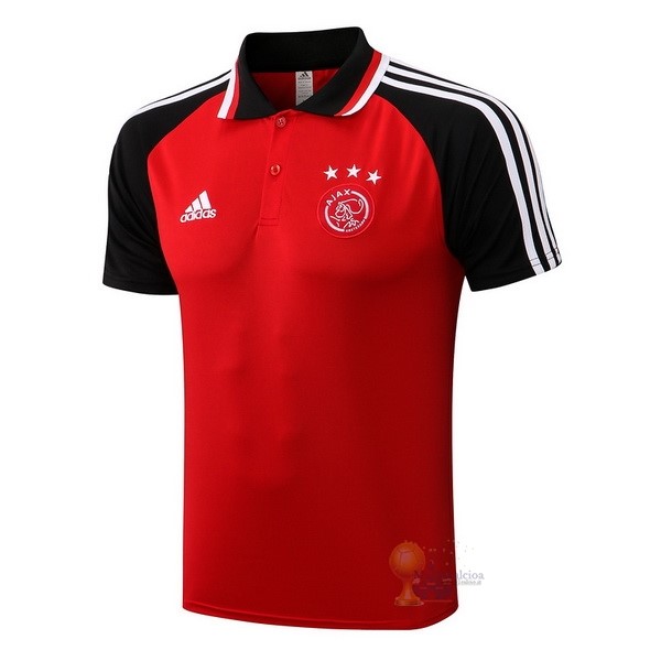 Calcio Maglie Polo Ajax 2021 2022 Rosso Nero