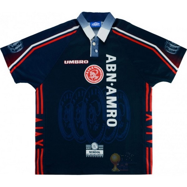 Calcio Maglie Away Maglia Ajax Stile rétro 1997 1998 Nero